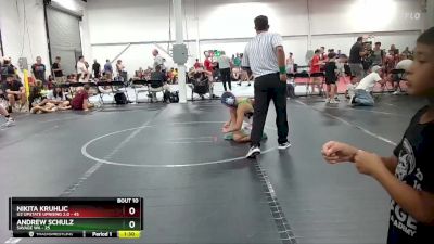 110 lbs Round 4 (6 Team) - Nikita Kruhlic, U2 Upstate Uprising 2.0 vs Andrew Schulz, Savage WA