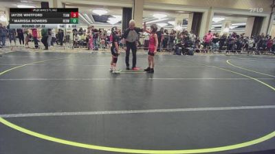 72 lbs Round Of 32 - Jayzie Whitford, Team Pride Academy vs Marissa Bowers, Redwood WC