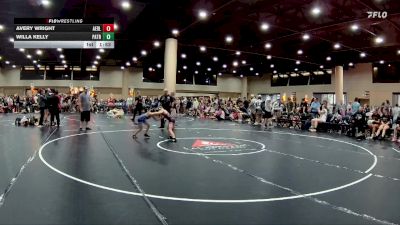 62 lbs Quarters & 1st Wb (16 Team) - Avery Wright, Alabama Elite Black vs Willa Kelly, Patriots WC White