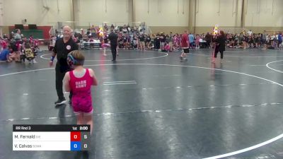 60 lbs Rr Rnd 3 - Maeve Fernald, Die Hard Wrestling vs Valentina Calvas, SOWA