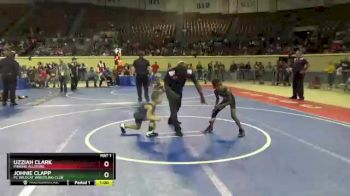 52 lbs 3rd Place Match - Johnie Clapp, PC Wildcat Wrestling Club vs Uzziah Clark, Pinking Allstars
