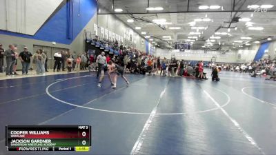 96 lbs Cons. Round 5 - Cooper Williams, Westlake vs Jackson Gardner, Sanderson Wrestling Academy