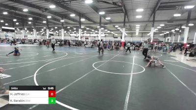 64 lbs 3rd Place - Haley Jeffries, Elk Grove Wr Acd vs Kalani Barabin, Grindhouse WC