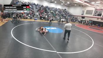 121 lbs Semifinal - Quinn Maclary, Warwick Hs vs Grayson Cisney, Palmyra Area Hs
