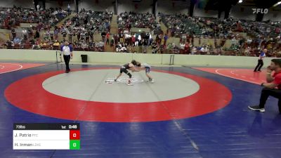 73 lbs Consi Of 8 #1 - John Patrie, PTC Wrestling vs Harrison Inman, Lovett Wrestling Club