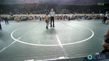 83 lbs Consi Of 8 #1 - Axel Dorrough, Tahlequah Wrestling Club vs Sylas Oldham, Del City Little League