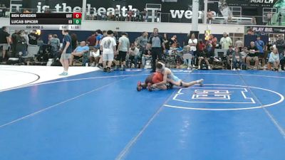 87 lbs Rr Rnd 5 - Ben Grieder, Grit Mat Club - MS vs Lucas Spicer, Kraken - MS