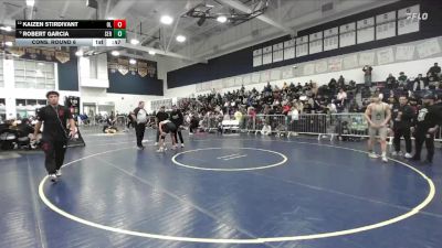 132 lbs Cons. Round 6 - Robert Garcia, Servite vs Kaizen Stirdivant, Orange Lutheran