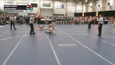 126 lbs Quarterfinals (8 Team) - Dalton Dugan, Central Valley vs Emmett Kadavy, Aquinas Catholic