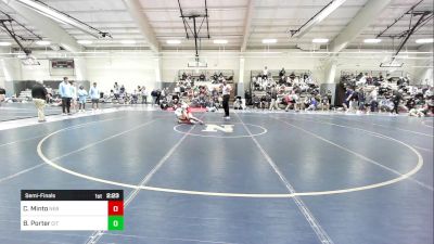 174 lbs Semifinal - Christopher Minto, Nebraska vs Brodie Porter, The Citadel