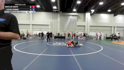113 lbs Champ. Round 2 - Braylon Smith, GA vs Justin Forbes, IL
