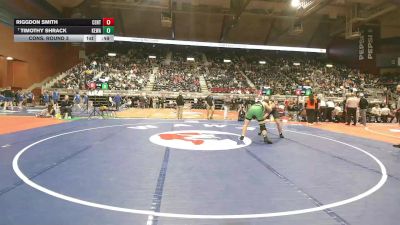 4A-215 lbs Cons. Round 3 - Timothy Shrack, Kelly Walsh vs Riggdon Smith, Central