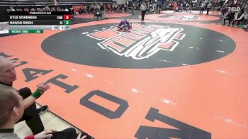 184 lbs Champ. Round 1 - Kyle Sorensen, Concordia University (WI) vs Nawab Singh, Ozarks