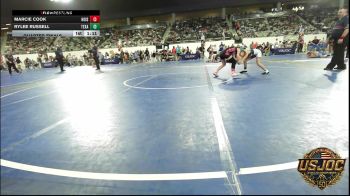 81 lbs Quarterfinal - Marcie Cook, Hoisington Jr Cardinals vs Rylee Russell, Texas Select Wrestling
