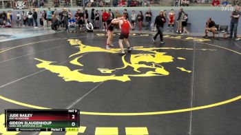 119 lbs Cons. Round 2 - Gideon Slaugenhoup, Lions Den Wrestling Club vs Jude Bailey, Mat-Su Matmen