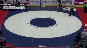 110 lbs Consolation - Noah Losey, Bishop McCort vs Gabriel Schuchert, Norwin