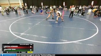 130 lbs Cons. Round 3 - Grayden Timm, SD vs Lincoln Howard, MO