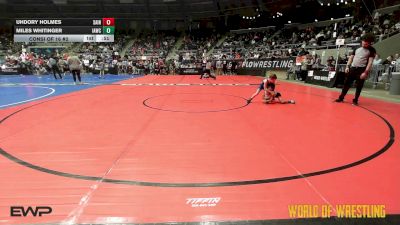 46 lbs Consi Of 16 #2 - Uhdory Holmes, Saint Louis Warriors vs Miles Whitinger, Immortal Athletics WC