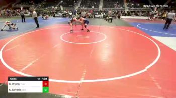 195 lbs Semifinal - Gaige Winter, Flathead Valley WC vs Kassidee Savaria, Heights WC