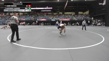 125 lbs Quarterfinal - 1 Aden Reeves, Grand View vs 8 Anthony Hughes, Marian
