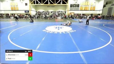 149C lbs Rr Rnd 3 - Luke Albanese, Sacred Heart vs Jackson Polo, Penn