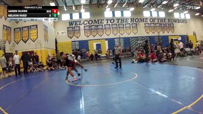 144 lbs Quarters & Wb (16 Team) - Jaiden Oliver, Alpha Dogs vs Nelson Hued, Eagle Empire