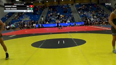 157 lbs Cons. Semi - Mark Takara, Utah Valley University vs Anthony Berg, Cal Poly
