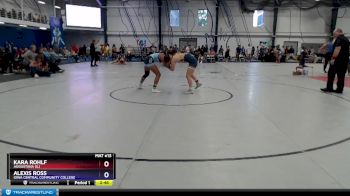 136 lbs Quarterfinal - Kara Rohlf, Augustana (IL) vs Alexis Ross, Iowa Central Community College