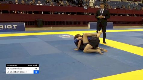 Michael Edwin Titus vs Jaden Christian Sosa 2024 Pan IBJJF Jiu-Jitsu No-Gi Championship