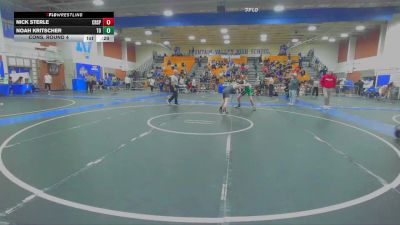 144 lbs Cons. Round 4 - Noah Kritscher, Thousand Oaks vs Nick Sterle, Crespi