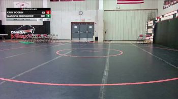 155 lbs Round 1 - Cady Dooley, Hill City HS vs Madison Burenheide, St. George-Rock Creek HS