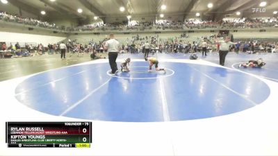 75 lbs Cons. Round 2 - Rylan Russell, Lebanon Yellowjacket Wrestling-AAA  vs Kipton Youngs, Eagles Wrestling Club Liberty North-AAA