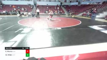 165 lbs Quarterfinal - Kamdyn Munro, UNATT-Boom Ranch WC vs Will Miller, UNATT-Appalachian State