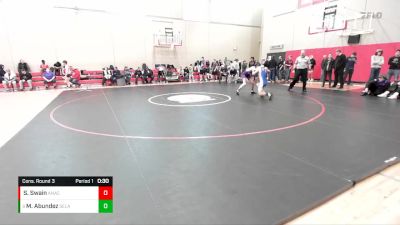 132 lbs Cons. Round 3 - Memo Abundez, Selah vs Syler Swain, Anacortes