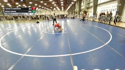76 lbs Round 1 (9am Saturday) - Logan Clarendon, Mile High vs Uriah Drane, Great Neck W.C