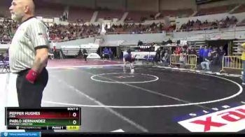 D4-190 lbs Cons. Round 3 - Pepper Hughes, Pima vs Pablo Hernandez, Phoenix Christian