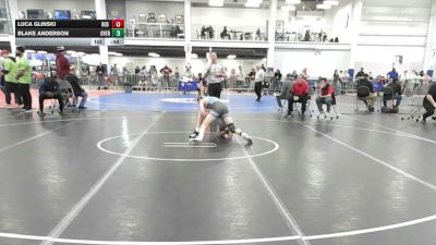 106 lbs Consi Of 8 #1 - Luca Glinski, Red Roots WC vs Blake Anderson, Overcomer TC