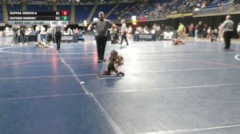 40 lbs Consy 6 - Sophia Gregula, Mt. Lebanon vs Hayden Niemiec, Belle Vernon