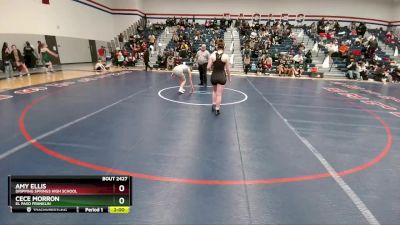 165 lbs Cons. Round 2 - Amy Ellis, Dripping Springs High School vs Cece Morron, El Paso Franklin