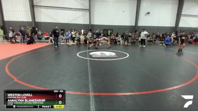 82 lbs Champ. Round 1 - Aaralynn Blankenship, CNWC Concede Nothing Wrestling Club vs Weston Lovell, Cascade Mat Club