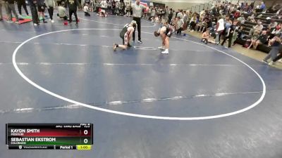 144 lbs Cons. Round 2 - Kaydn Smith, Missouri vs Sebastian Ekstrom, Colorado