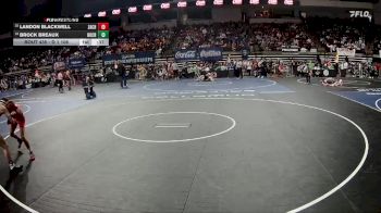 D 1 106 lbs Cons. Round 2 - Brock Breaux, Holy Cross vs Landon Blackwell, Zachary