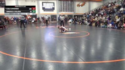 60 lbs Cons. Round 1 - Emerick Vislisel, Hammerin Hawks vs Cole Spenner, Lynx Wrestling Club