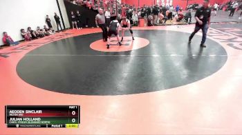190 lbs Champ. Round 2 - Aeoden Sinclair, MILTON (WI) vs Julian Holland, Carol Stream (GLENBARD NORTH)