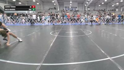 145 lbs Rr Rnd 1 - Aiden Twigg, Buffalo Valley Red - HSB vs Nico Maisel, University Hawks Wrestling Club - HSB