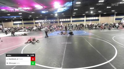 82 lbs Semifinal - Jared Haddock Jr, Team Delaware vs Waylon Shroyer, Outlaws WC