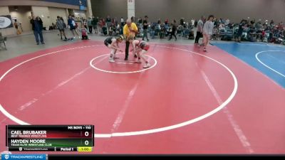 110 lbs Semifinal - Hayden Moore, Texas Elite Wrestling Club vs Cael Brubaker, Best Trained Wrestling