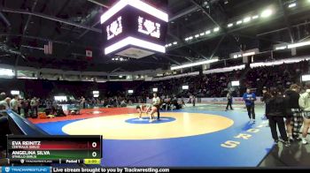 Girls 115 lbs Champ. Round 2 - Eva Reinitz, Centralia (Girls) vs Angelina Silva, Othello (Girls)