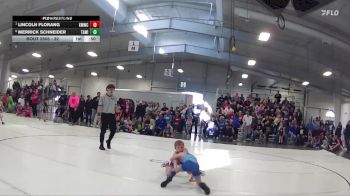 32 lbs Quarterfinal - Lincoln Florang, Kearney MatCats Wrestling Club vs Merrick Schneider, Team Agoge Wrestling Inc