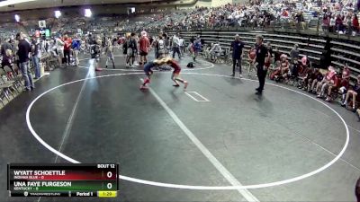 50 lbs Finals (8 Team) - Una Faye Furgeson, Kentucky vs Wyatt Schoettle, Indiana Blue